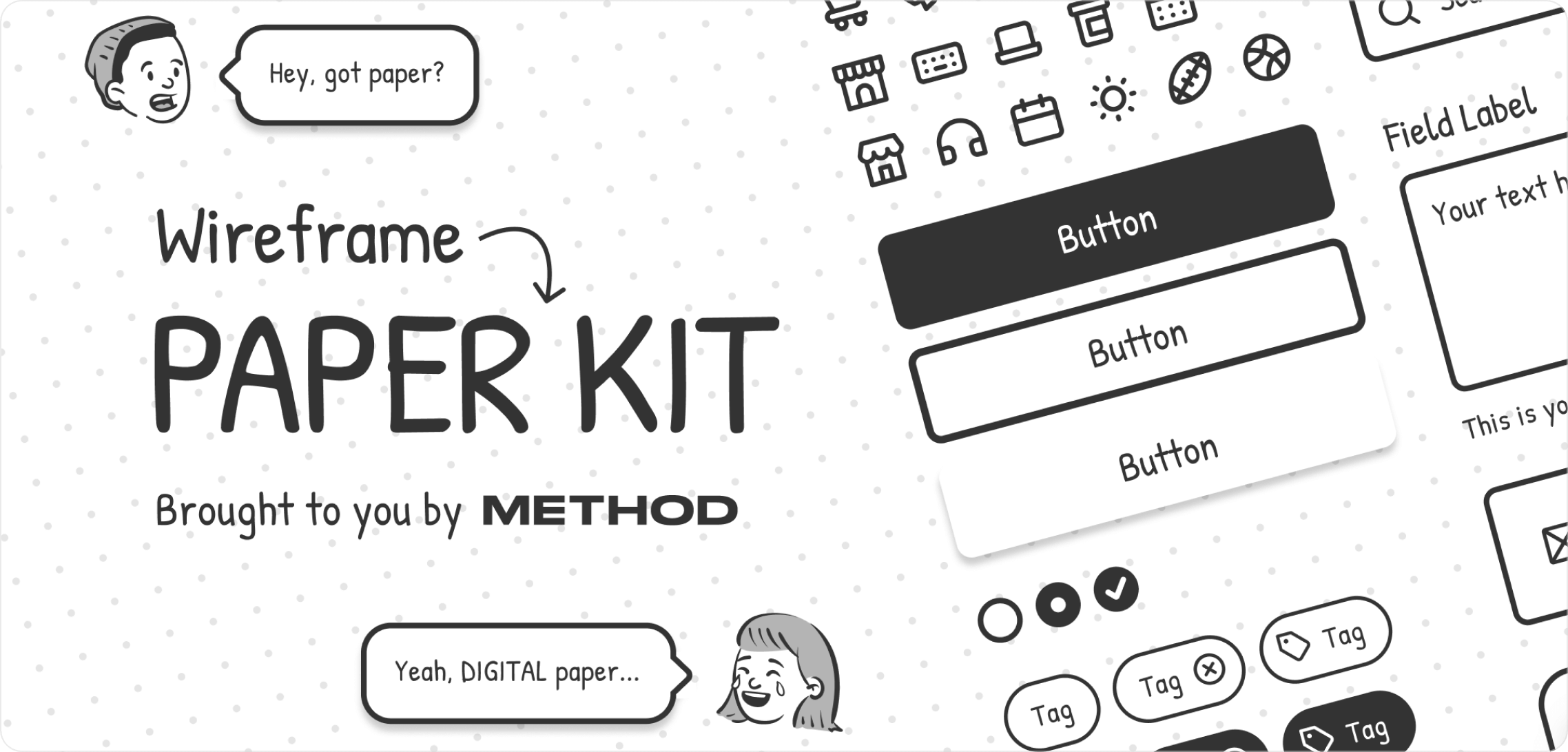 Paper Wireframe Kit